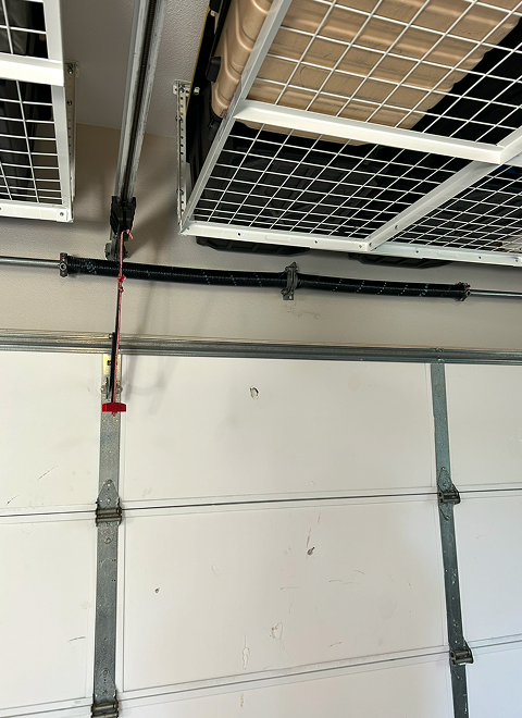 broken garage door spring