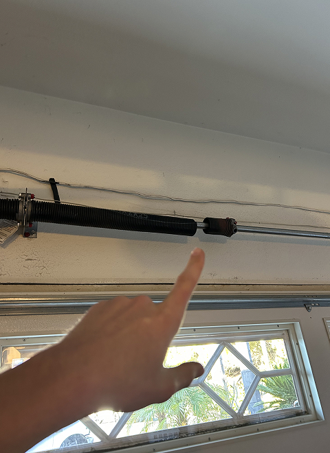 emergency garage door release