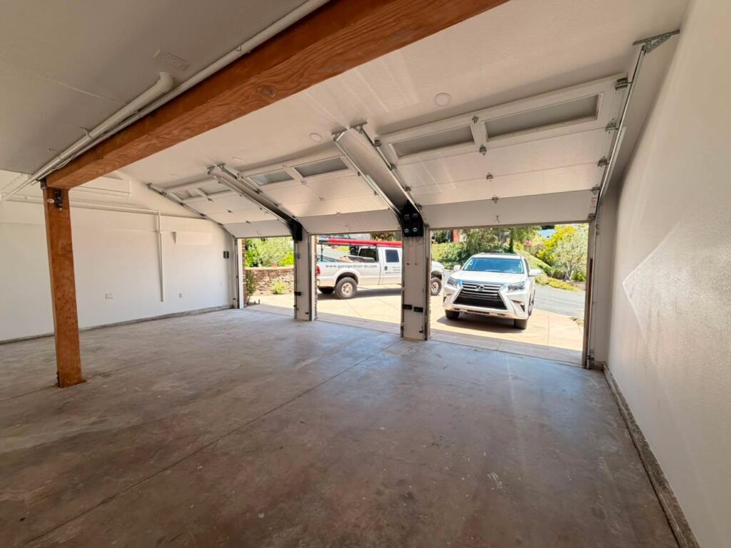 high lift garage door conversion orange county
